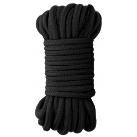 Черная веревка для бондажа Japanese Rope - 10 м.